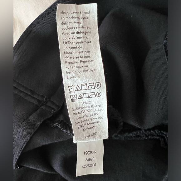 Spanx Dark Navy Cropped Tapered Chino Pants Work Office Professional - XL - Picture 9 of 9